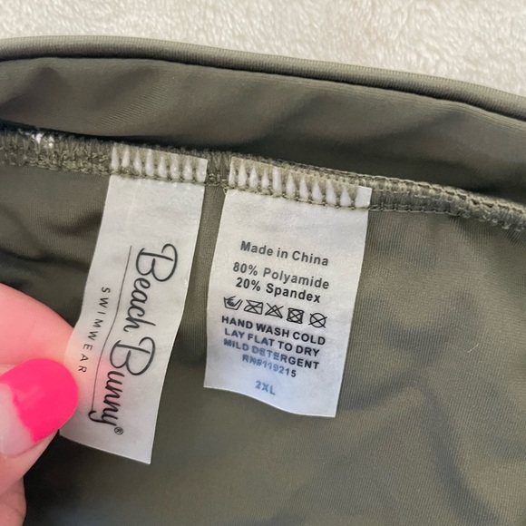 Beach Bunny Dark Green Mia Bikini Bottom - Picture 4 of 9